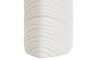 DKD Home Decor Jarrón de Gres Hoja Blanco 70 cm