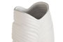 DKD Home Decor Jarrón de Gres Hoja Blanco 70 cm
