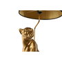 DKD Home Decor Lámpara de Sobremesa Leopardo Dorado y Negro