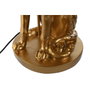 DKD Home Decor Lámpara de Sobremesa Leopardo Dorado y Negro