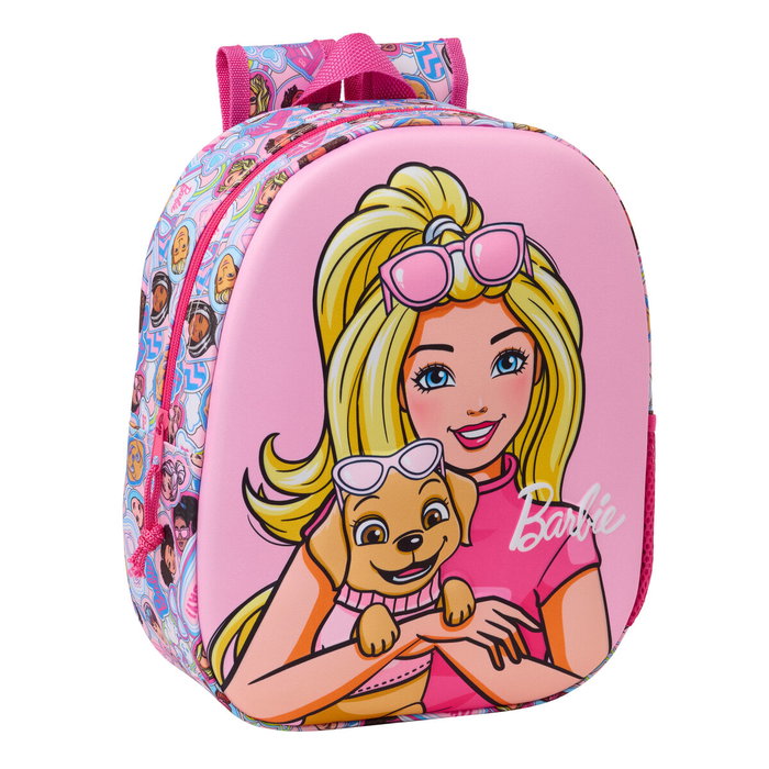 Safta Mochila 3D Barbie 27x33x10 cm