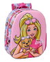 Safta Mochila 3D Barbie 3D 27x33x10 cm Niña