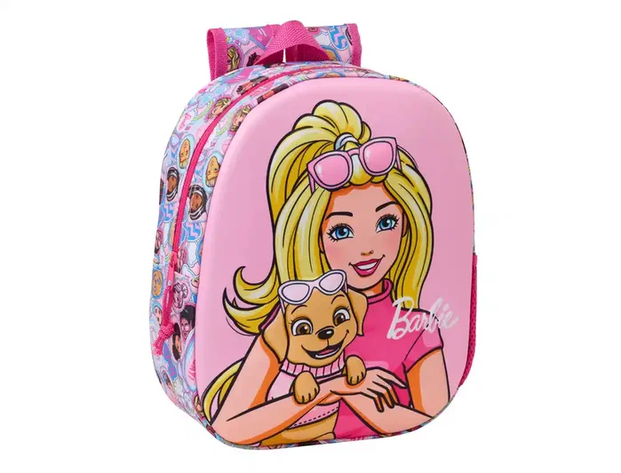 Safta Mochila 3D Barbie 27x33x10 cm