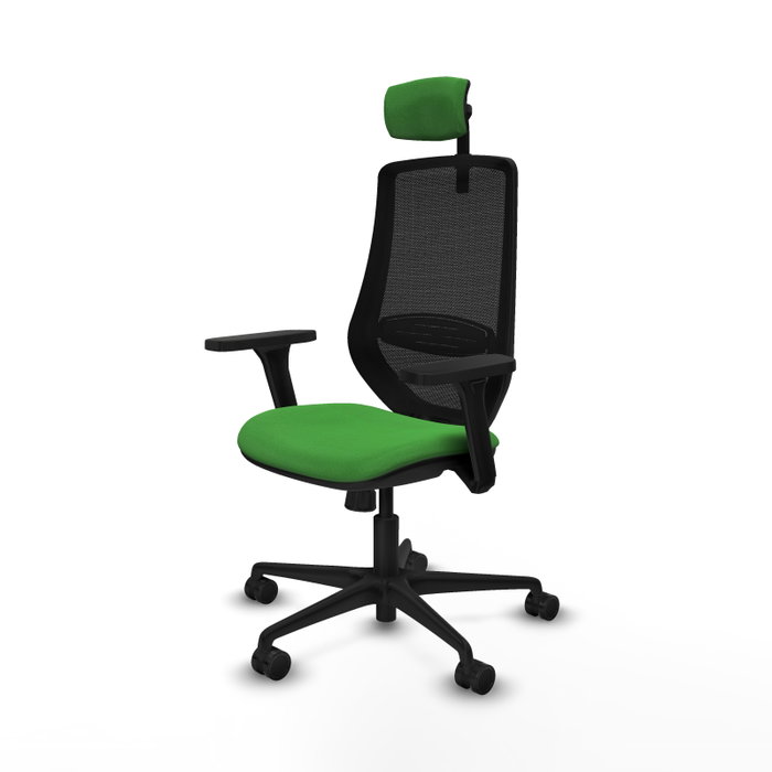 PIQUERAS Y CRESPO Silla de oficina Mardos con mecanismo Sincro, Verde y Negro PIQUERAS Y CRESPO Silla de oficina Mardos con mecanismo Sincro, Verde y Negro