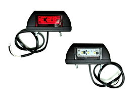 Horpol Luz de Galibo LED LD703 12-24V Blanco-Rojo Marcador LED HOR 63 Ece