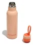 Muitomas WBOTTLELC500PF Botella Térmica Acero Inoxidable, 500 ml, Color Durazno, A Prueba de Fugas, con Asa de Transporte y Correa de Silicona