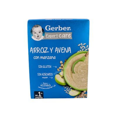 Gerber Expertcare Arroz Y Avena Con Manzana 250g