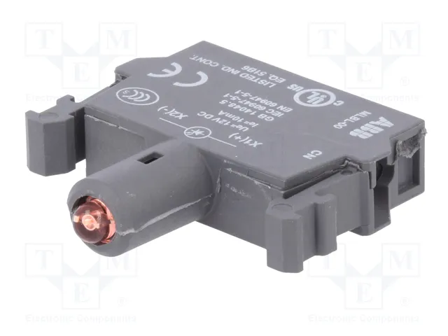 ABB Elemento iluminador LED rojo 22mm 12VDC