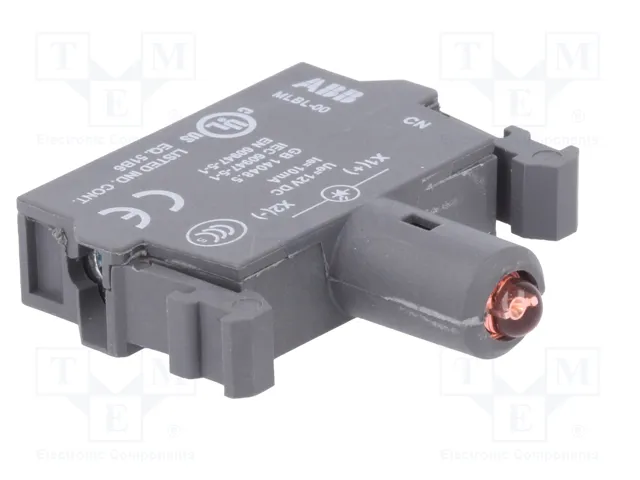 ABB Elemento iluminador LED rojo 22mm 12VDC