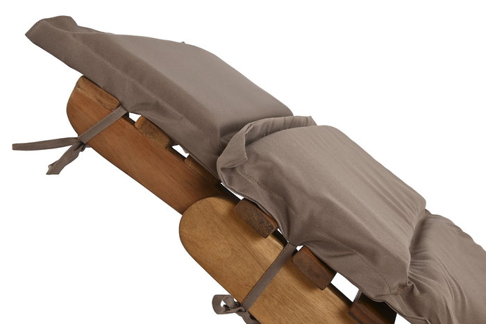 DKD Home Decor Tumbona Plegable con Colchoneta Impermeable y Antimanchas para Terraza Jardín Acacia Poliéster Marrón Beige 191 cm Largo DKD Home Decor Tumbona Plegable con Colchoneta Impermeable y Antimanchas para Terraza Jardín Acacia Poliéster Marrón Beige 191 cm Largo