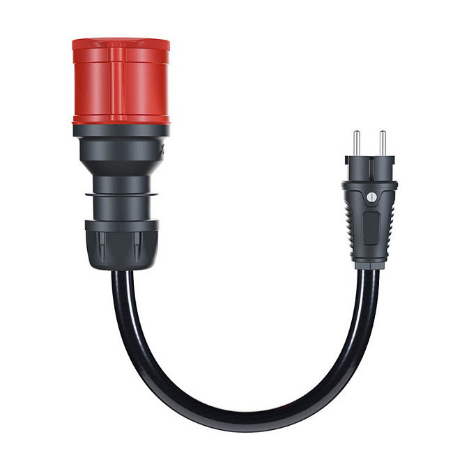 Go-eCharger go-e Adapterset fr Gemini flex 22 kW, 3-teiliges Set, 16 A, 3 piezas (schwarz, 30cm, Negro)