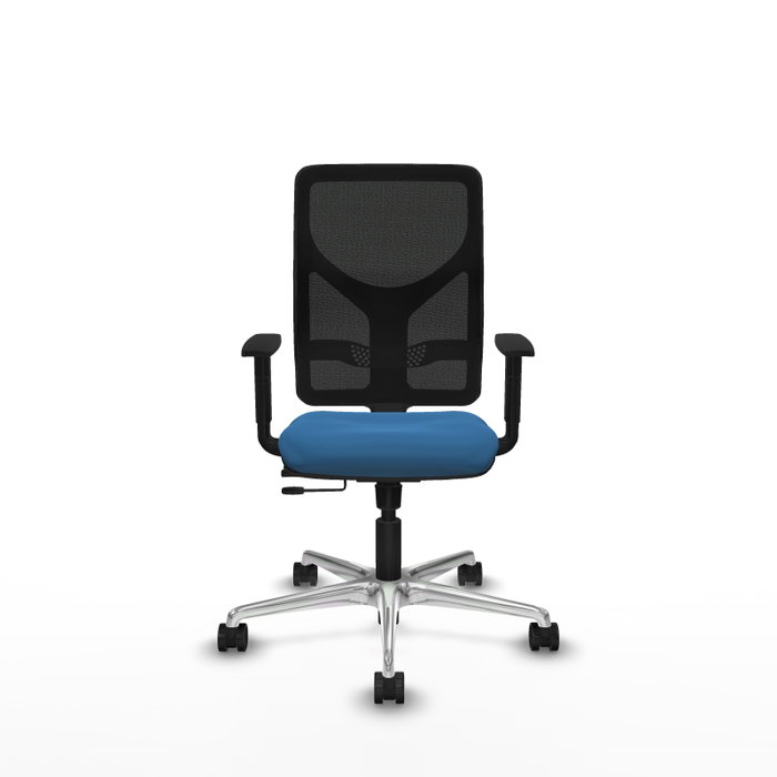 PIQUERAS Y CRESPO Silla de oficina Motilla Azul claro con mecanismo Sincro/Traslack