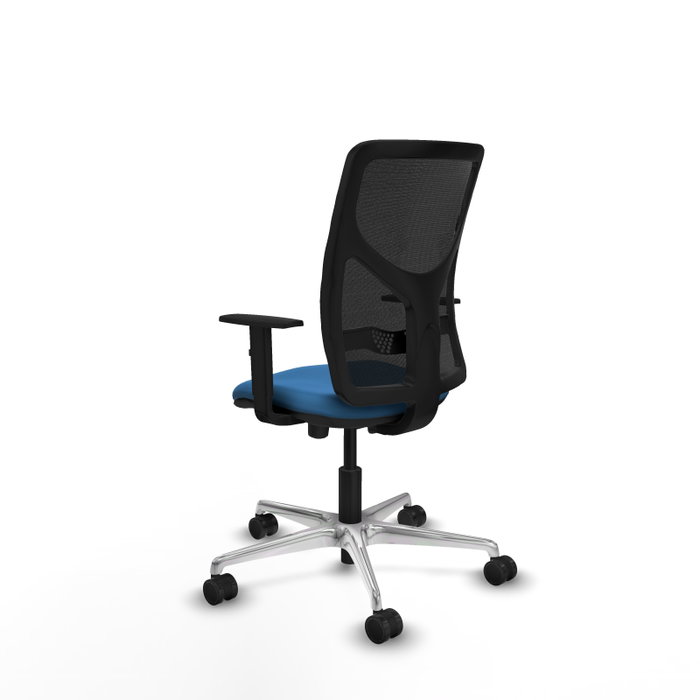 PIQUERAS Y CRESPO Silla de oficina Motilla Azul claro con mecanismo Sincro/Traslack