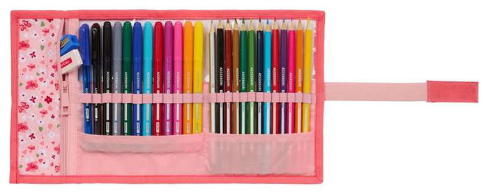 Plumier Vicky Martín Berrocal In bloom Rosa 7 x 20 x 7 cm Enrollable 27 Piezas