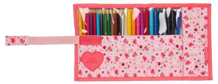 Plumier Vicky Martín Berrocal In bloom Rosa 7 x 20 x 7 cm Enrollable 27 Piezas