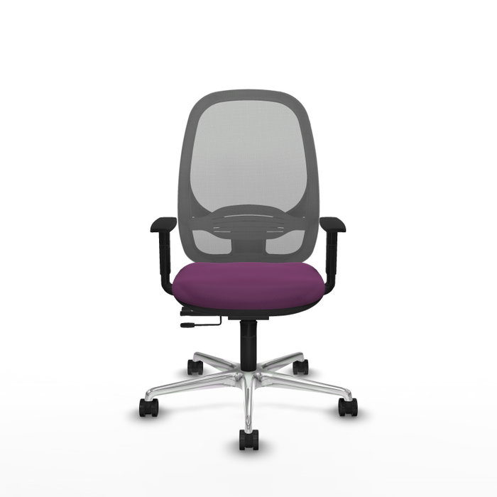 PIQUERAS Y CRESPO Silla de oficina Cilanco Morado y Gris