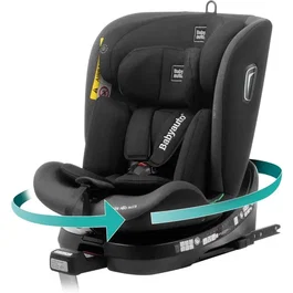 Babyauto Aitana Silla de coche Giratoria Negro/Antracita 40-150 cm