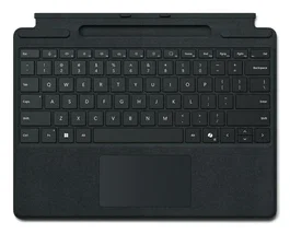 Microsoft Teclado Surface Pro 10 con diseño AZERTY Belga Negro