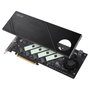 Asus Hyper M.2 x16 Gen5 Card PCIe 5.0 con 4 ranuras M.2