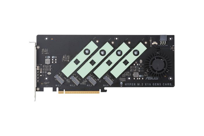 Asus Hyper M.2 x16 Gen5 Card PCIe 5.0 con 4 ranuras M.2 Asus Hyper M.2 x16 Gen5 Card PCIe 5.0 con 4 ranuras M.2