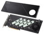 Asus Hyper M.2 x16 Gen5 Card PCIe 5.0 con 4 ranuras M.2