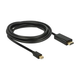 DeLOCK Adaptador de vídeo Mini Displayport a HDMI, 1m