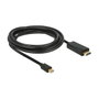 DeLOCK Adaptador de vídeo Mini Displayport a HDMI, 1m
