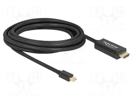DeLOCK 83698 Adaptador de vídeo Mini DisplayPort a HDMI de 1 m