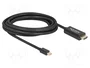 DeLOCK 83698 Adaptador de vídeo Mini DisplayPort a HDMI de 1 m