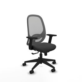 PIQUERAS Y CRESPO Silla de oficina Cilanco con mecanismo Sincro Gris