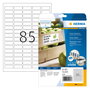 HERMA Etiquetas A4 Blanco 37 x 13 mm Extremadamente Adherentes 2125 Unidades