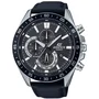 Casio EDIFICE Reloj de Cuero Genuino Negro