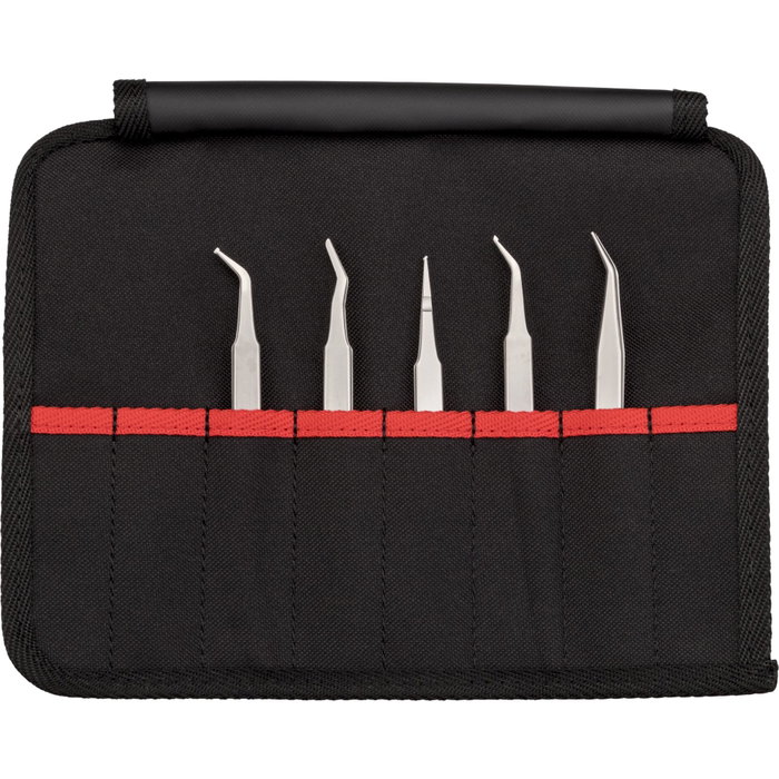Knipex Set de 5 pinzas de precisión SMD Knipex Set de 5 pinzas de precisión SMD