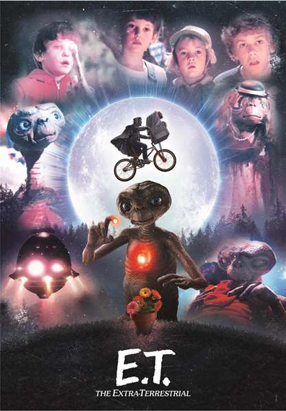 CLEMENTONI Puzzle E.T. El Extraterrestre 1000 Piezas - Tamaño montado 98 x 33 cm
