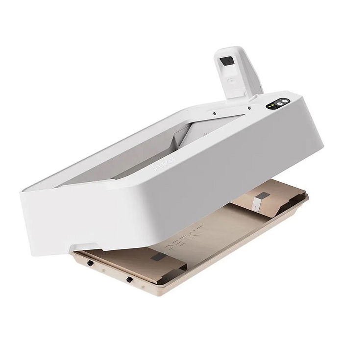 Petkit Purobot Crystal DUO-EU - Arenero Automático para Gatos, Blanco, Plástico, Fácil de Limpiar