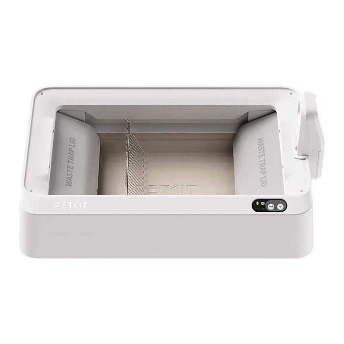 Petkit Purobot Crystal DUO-EU - Arenero Automático para Gatos, Blanco, Plástico, Fácil de Limpiar