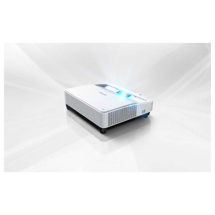 RICOH Proyector Láser DLP UHD 4K Ultracorta Distancia PJ UHL3660 - 6500 Lúmenes ANSI, Relación de Contraste 5000000:1