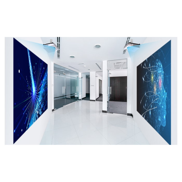 RICOH Proyector Láser DLP UHD 4K Ultracorta Distancia PJ UHL3660 - 6500 Lúmenes ANSI, Relación de Contraste 5000000:1