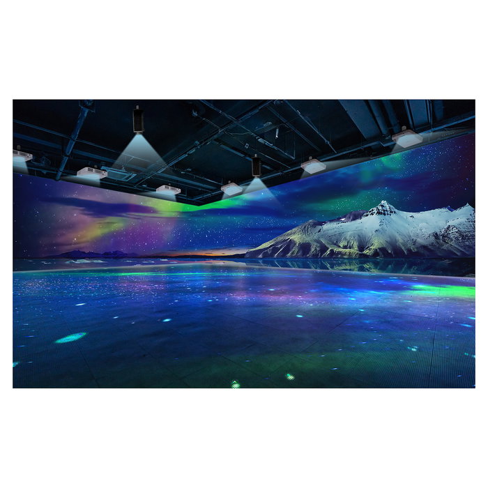 RICOH Proyector Láser DLP UHD 4K Ultracorta Distancia PJ UHL3660 - 6500 Lúmenes ANSI, Relación de Contraste 5000000:1