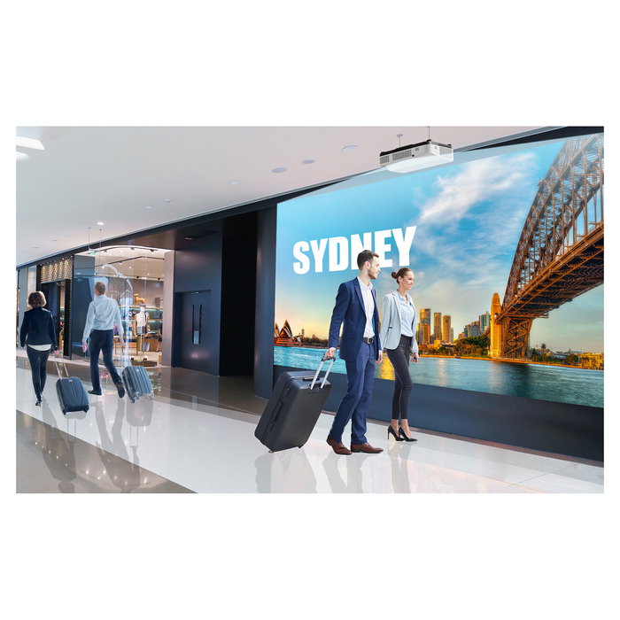 RICOH Proyector Láser DLP UHD 4K Ultracorta Distancia PJ UHL3660 - 6500 Lúmenes ANSI, Relación de Contraste 5000000:1