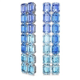 Swarovski Pendientes Millenia de Cristal Azul