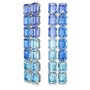 Swarovski Pendientes Millenia de Cristal Azul
