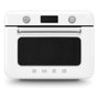 Smeg COF01WHEU Horno Mini de Sobremesa Vintage 30L 1800W Blanco