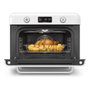 Smeg COF01WHEU Horno Mini de Sobremesa Vintage 30L 1800W Blanco