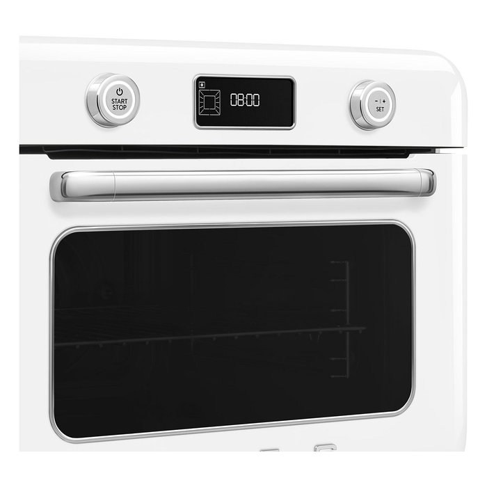 Smeg COF01WHEU Horno Mini de Sobremesa Vintage 30L 1800W Blanco