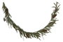 DKD Home Decor Guirnalda Navidad Led Pvc Verde Marron 35 Leds Piñas 2 x 200 cm (2 Unidades)