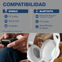 COOLBOX WB01 Auriculares Inalámbricos RGB Blanco