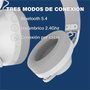 COOLBOX WB01 Auriculares Inalámbricos RGB Blanco