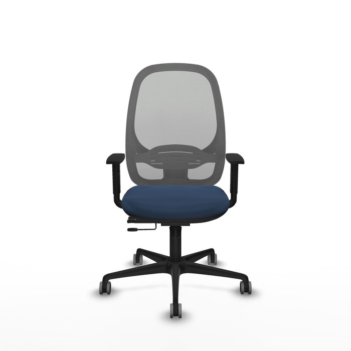PIQUERAS Y CRESPO Silla de oficina Cilanco Azul marino y Gris