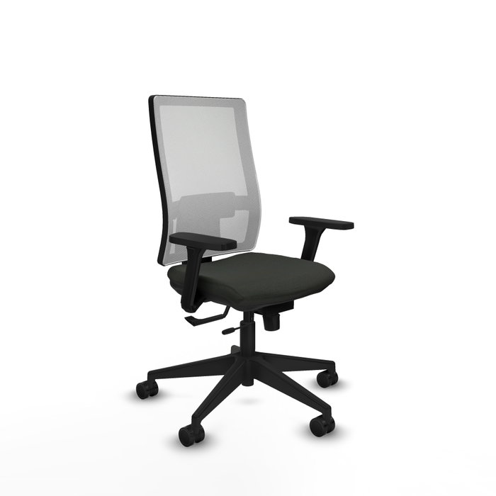 PIQUERAS Y CRESPO Silla de oficina Horna con mecanismo Sincro/Traslack, Negro y Blanco PIQUERAS Y CRESPO Silla de oficina Horna con mecanismo Sincro/Traslack, Negro y Blanco